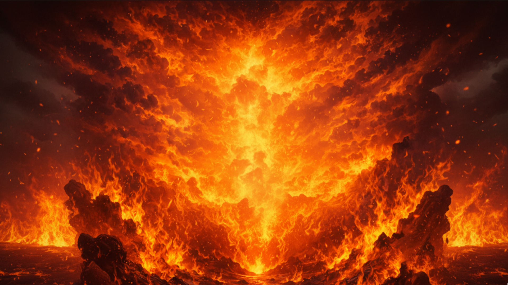 Amberfall background